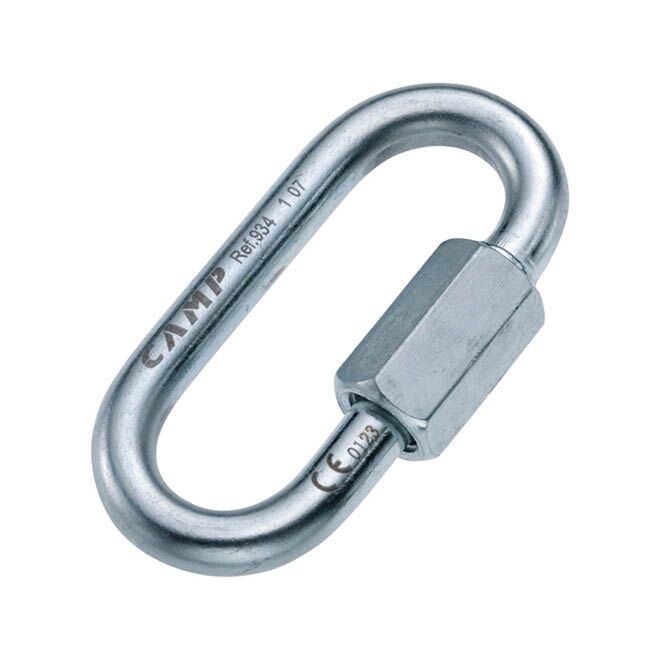 CAMP Set 5 Oval Quick Link Steel 直径8mm 5個パック クイックリンク