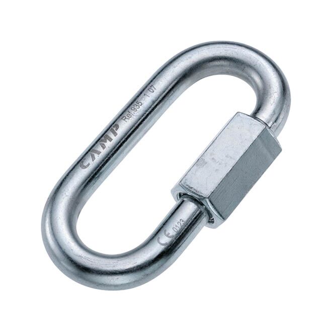 CAMP Set 5 Oval Quick Link Steel 直径10 mm 5個パック クイックリンク