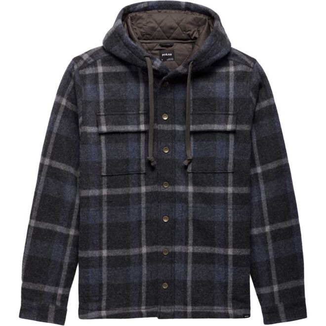 Prana Asgard Hooded Flannel Shirt メンズ長袖シャツ