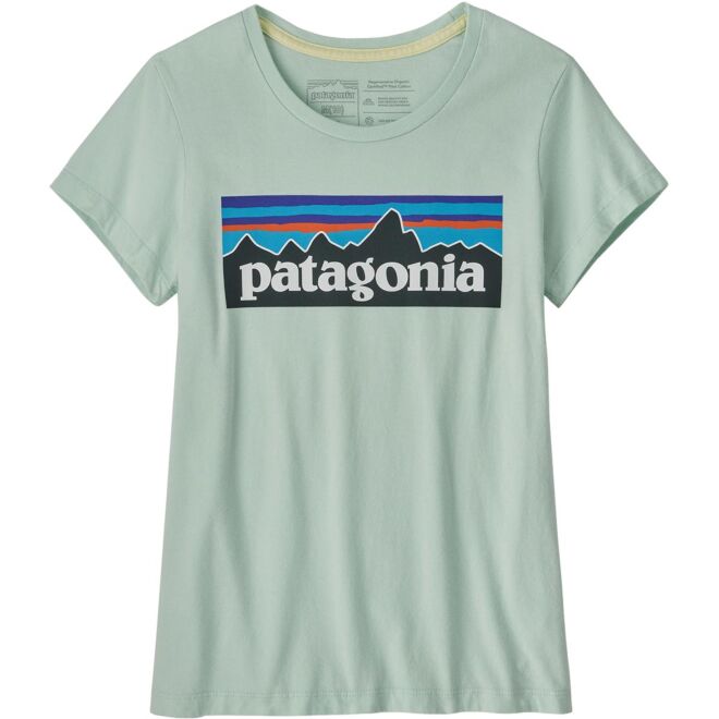 Patagonia Girls' レギュラー ジェネレーティブ オーガニック認証コットン P-6 ロゴ Tシャツ 子供