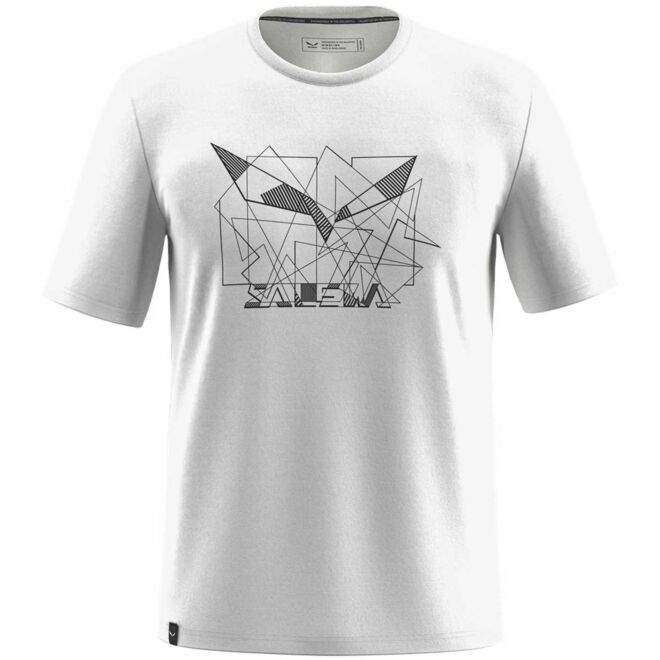 SALEWA Eagle Geometric T-Shirt M メンズTシャツ
