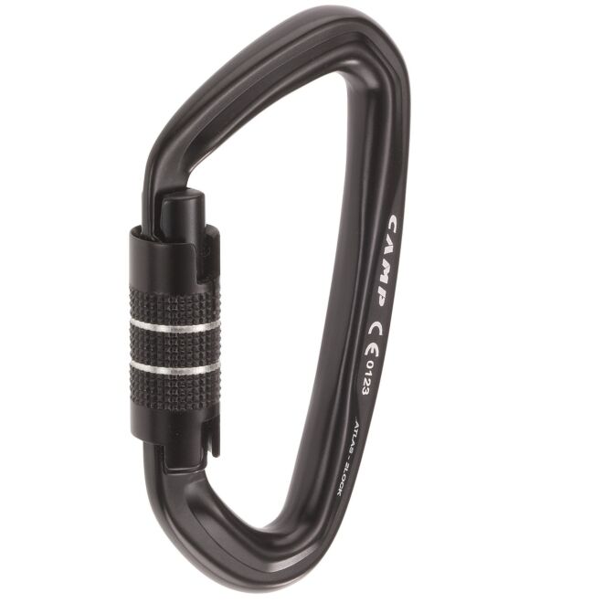 CAMP Atlas 2Lock ダブルアクションカラビナ 高所作業用
