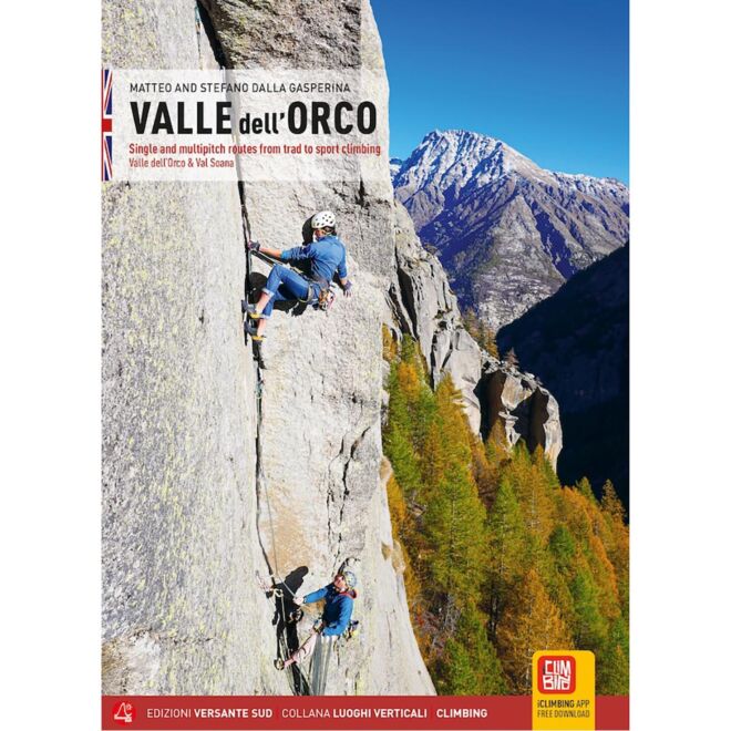 Versante Sud Valle dell'Orco 英語版 クライミングガイド