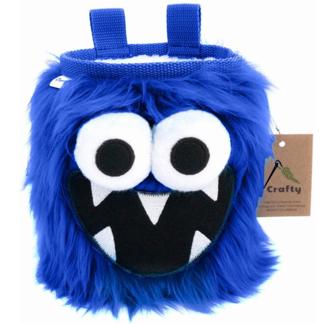 Crafty Climbing Dark Blue Five Toothed Monster チョークバッグ