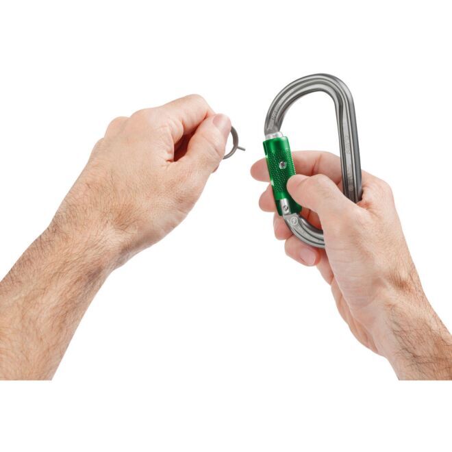 Petzl Am'd Pin-Lock 開放可能なカラビナ