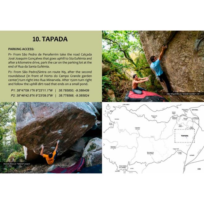 Sintra Bouldering Guidebook ボルダリングガイド