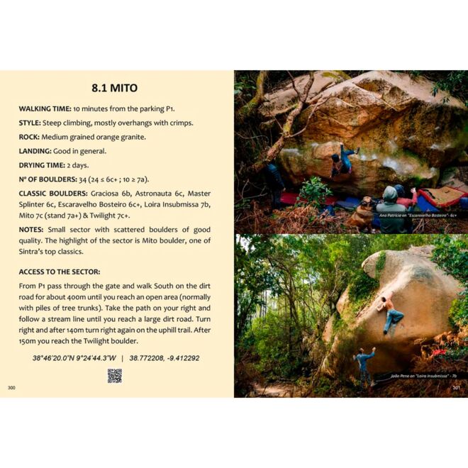 Sintra Bouldering Guidebook ボルダリングガイド